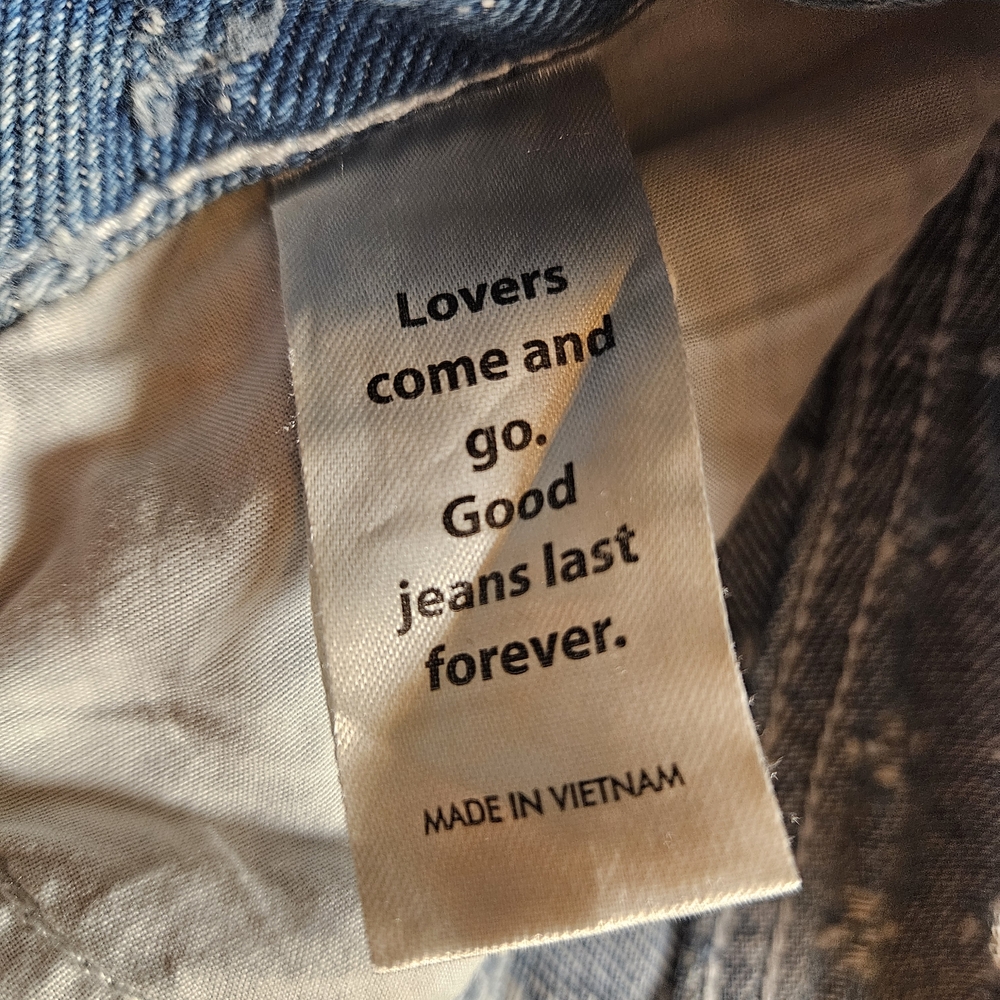 Pacsun Medium Blue Distressed 90s Boyfriend Jeans Women's Size 27 - Picture 12 of 14